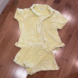 Frankie’s bikinis terry cloth set